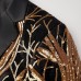 The Colorful Velvet Gold Sequin Slim Fit Blazer Suit Jacket