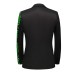 The Colorful Velvet Green Sequins Slim Fit Blazer Suit Jacket