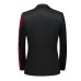 The Colorful Velvet Red Sequins Slim Fit Blazer Suit Jacket