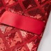 The Velvet Red Sequin Shiny Stereoscopic Pattern Prom Slim Fit Blazer Suit Jacket