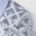 The Velvet Silver Sequin Shiny Stereoscopic Pattern Prom Slim Fit Blazer Suit Jacket